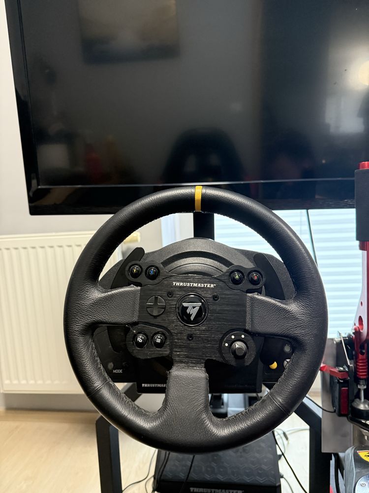 Playset, SIM RACE - stelaż, kierownica, pedały, shifter, hydrołapa, TV