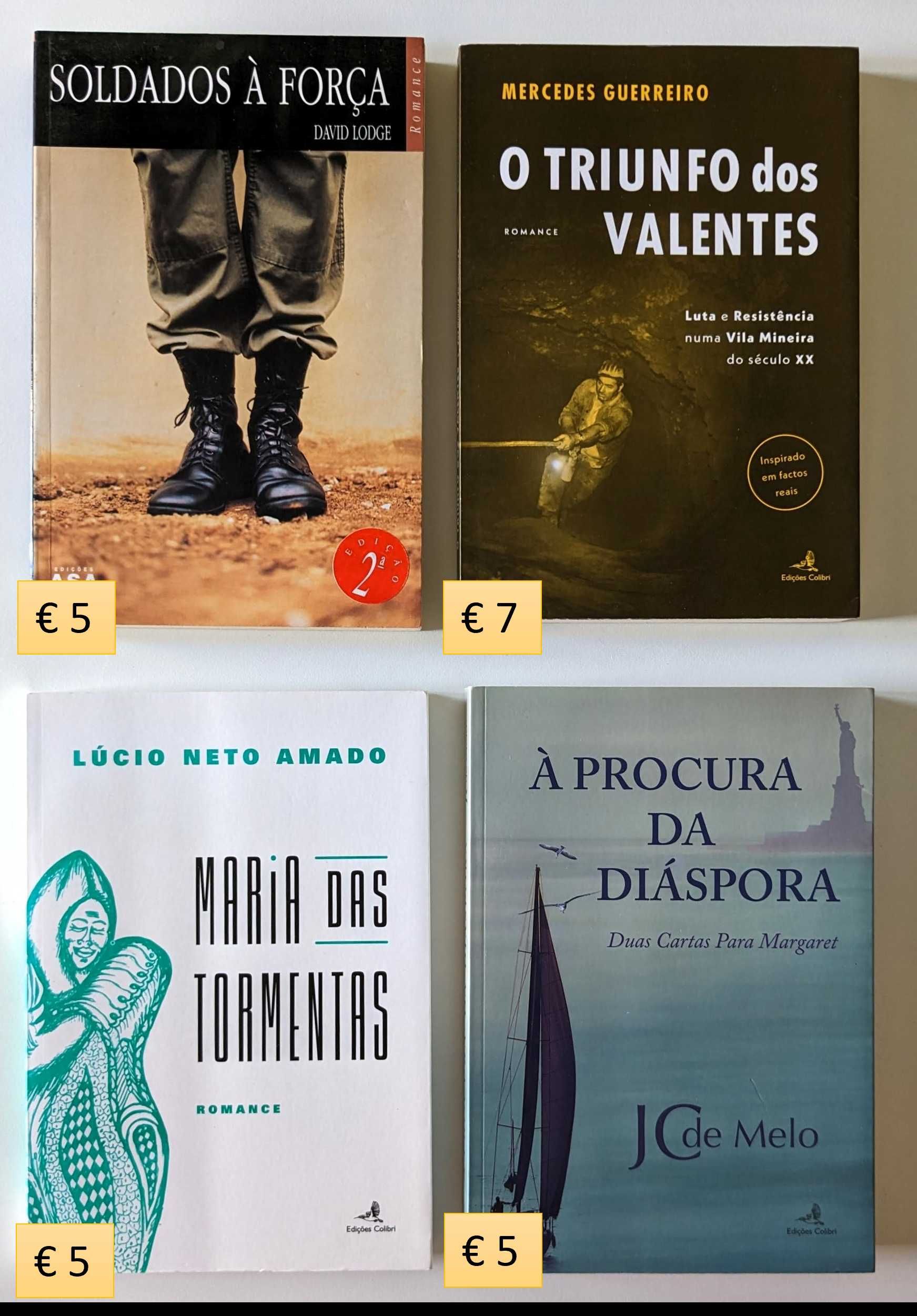 Livros diversos - valor desde: