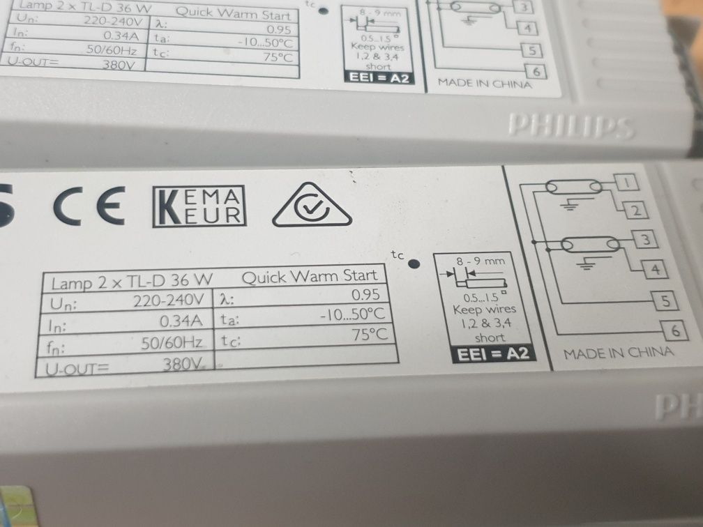 Starter elektroniczny statecznik hf-e 236 tl-d DO świetlówek