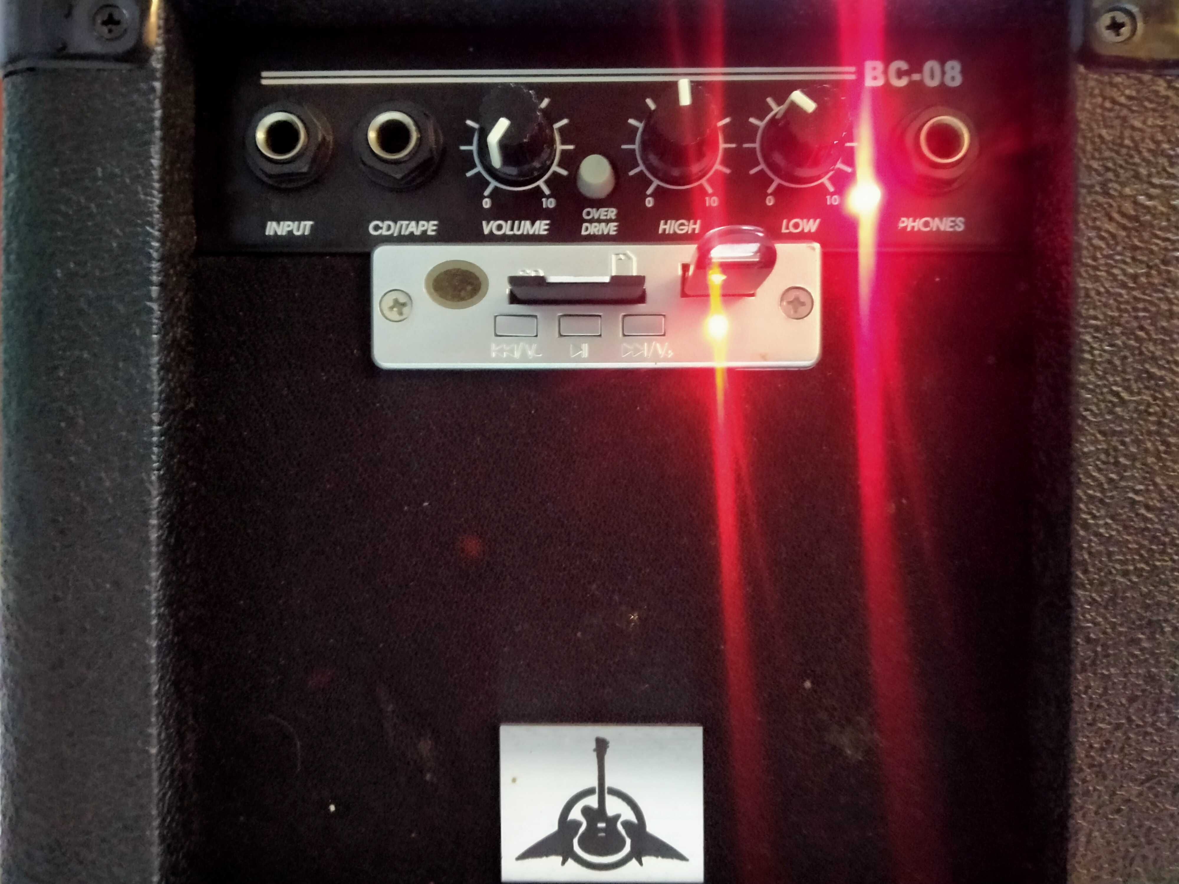 wzmacniaczek gitarowy BC-08  usb ,sd