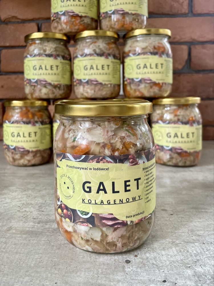 Galareta galet galert galart kolagenowy 4x540ml domowy