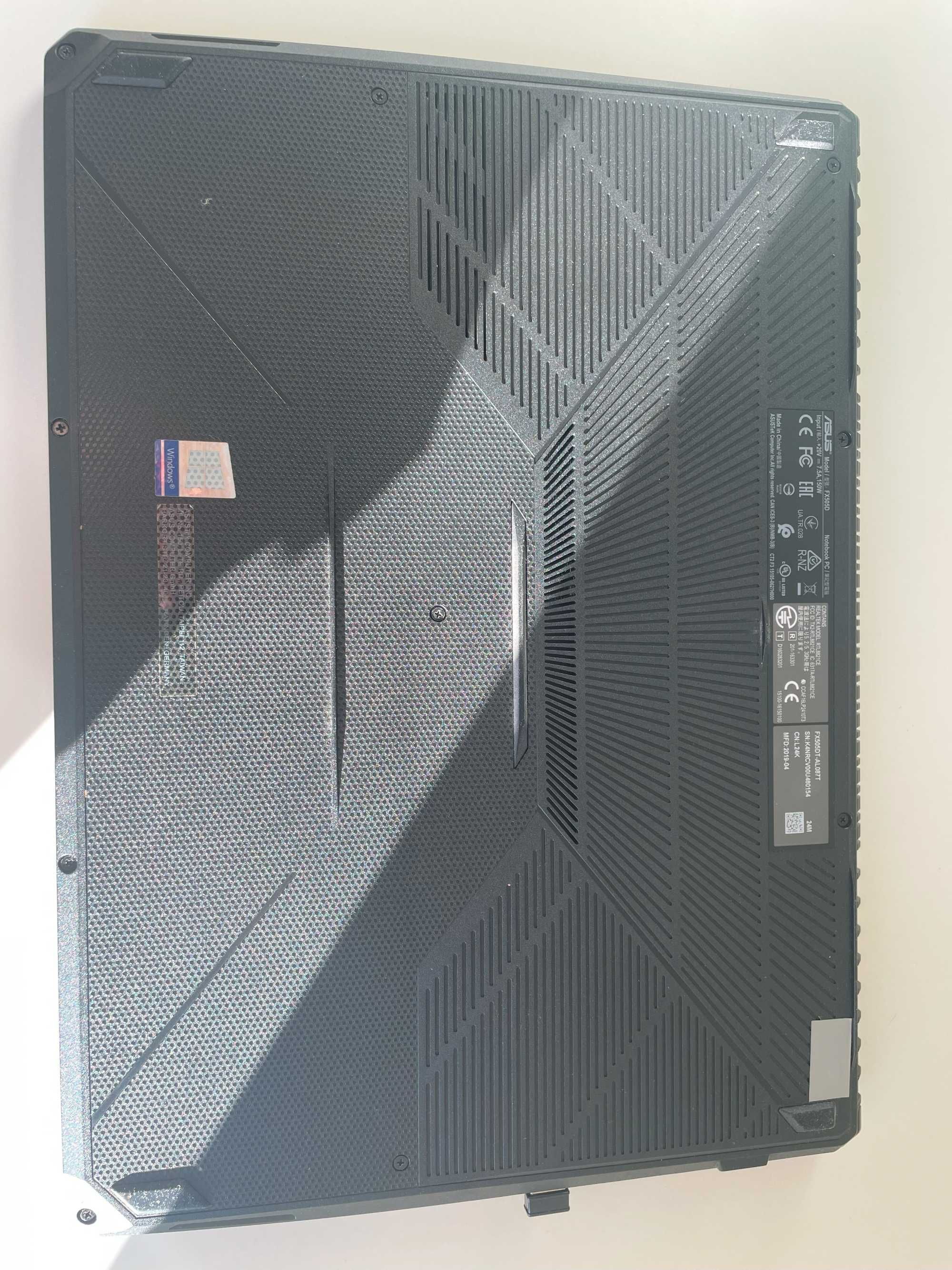 Laptop ASUS TUF Gaming FX505 DT GTX1650 Ryzen Gamingowy Świetny