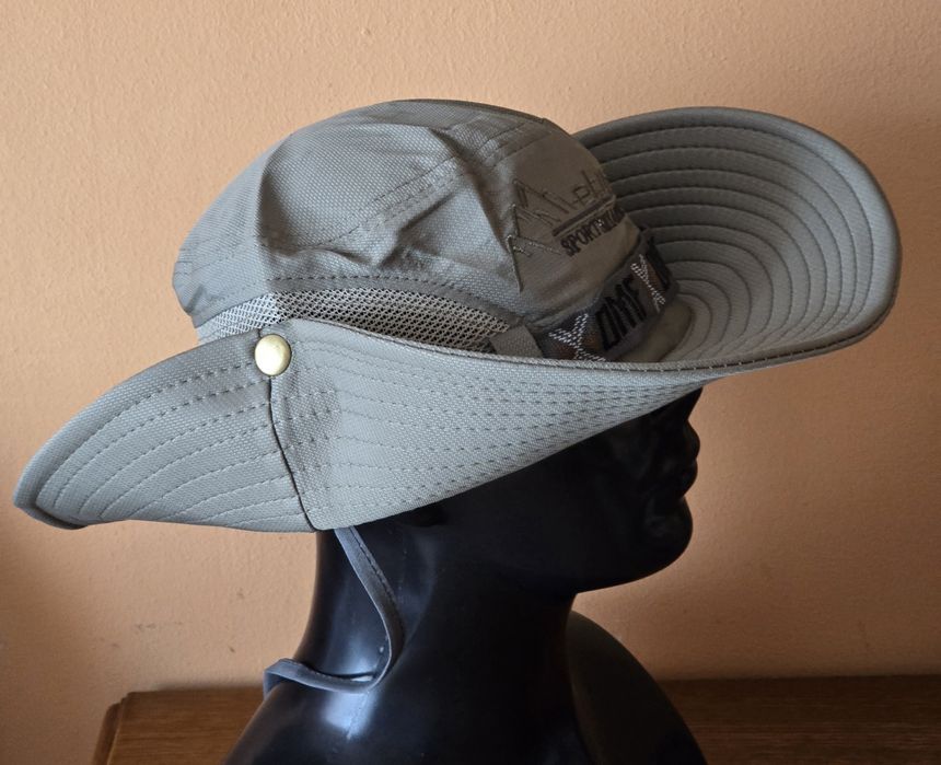 Kapelusz wędkarski trekkingowy outdoorowy myśliwski L.57-60cm.NOWY.