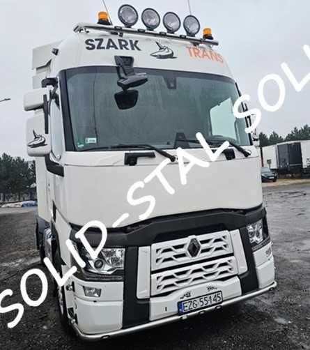 Orurowanie POD ZDERZAK z oświetleniem led Renault Gama T POLEROWANE