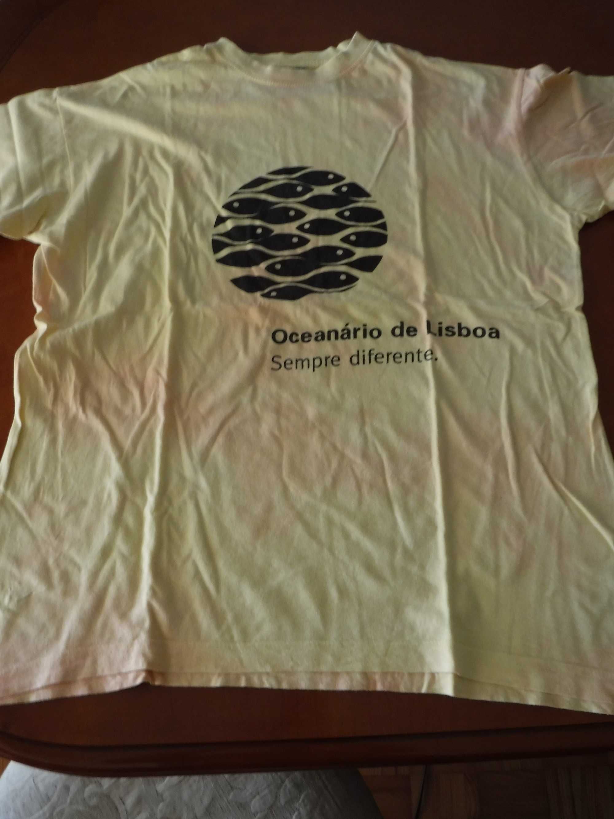 T-shirt do Oceanário manchada - Ao estilo Greenwashing