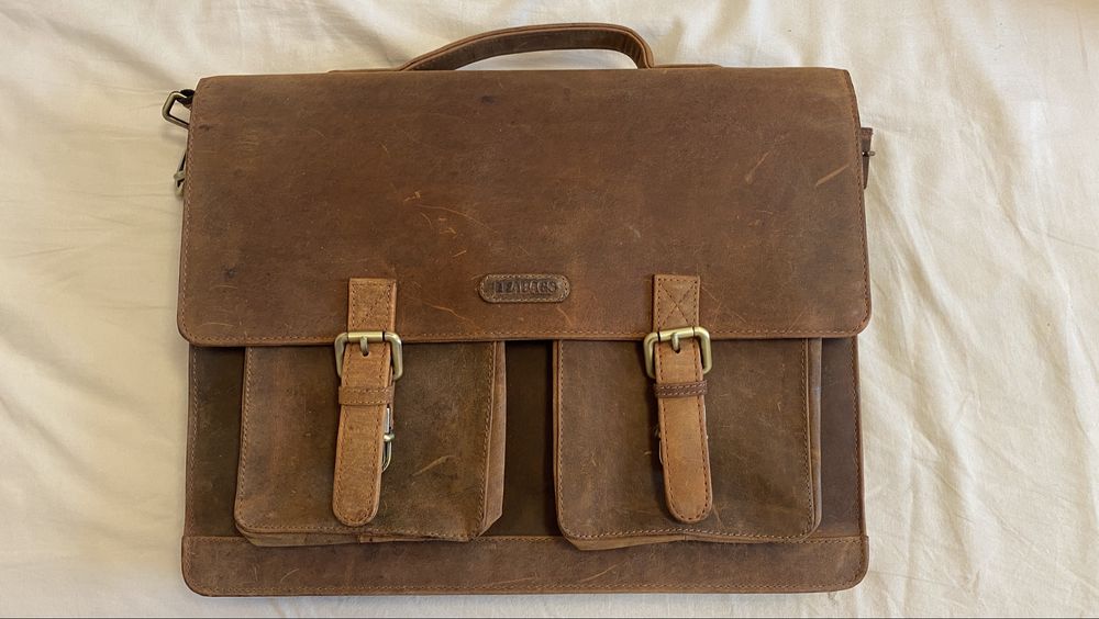 Torba z prawdziwej skóry firmy LEABAGS