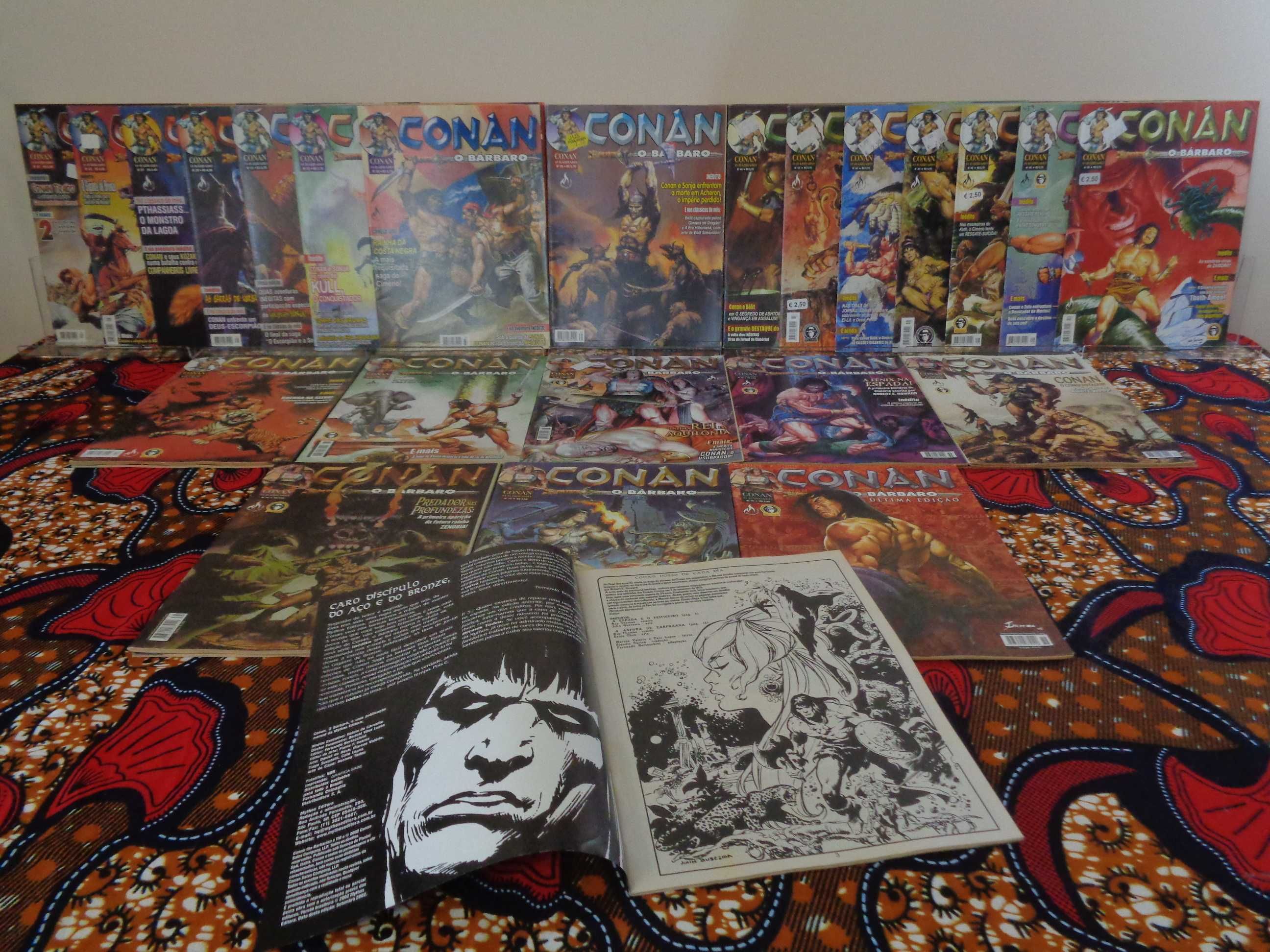 Pack 47 revistas  "Conan o Bárbaro", Mythos. Portes Incluídos.