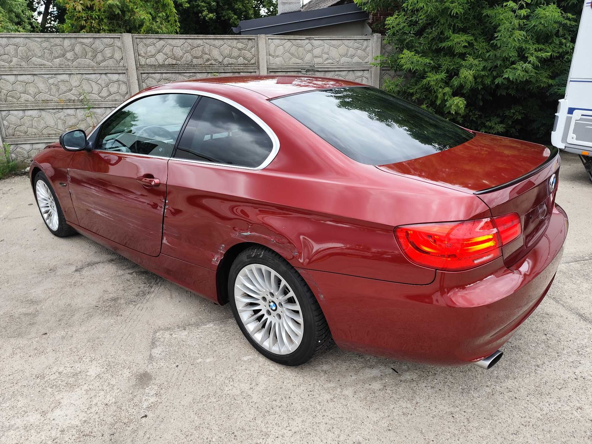 BMW e92, 2.0i 170km, Vermillionrot Metallic, Automat, Niski przebieg!