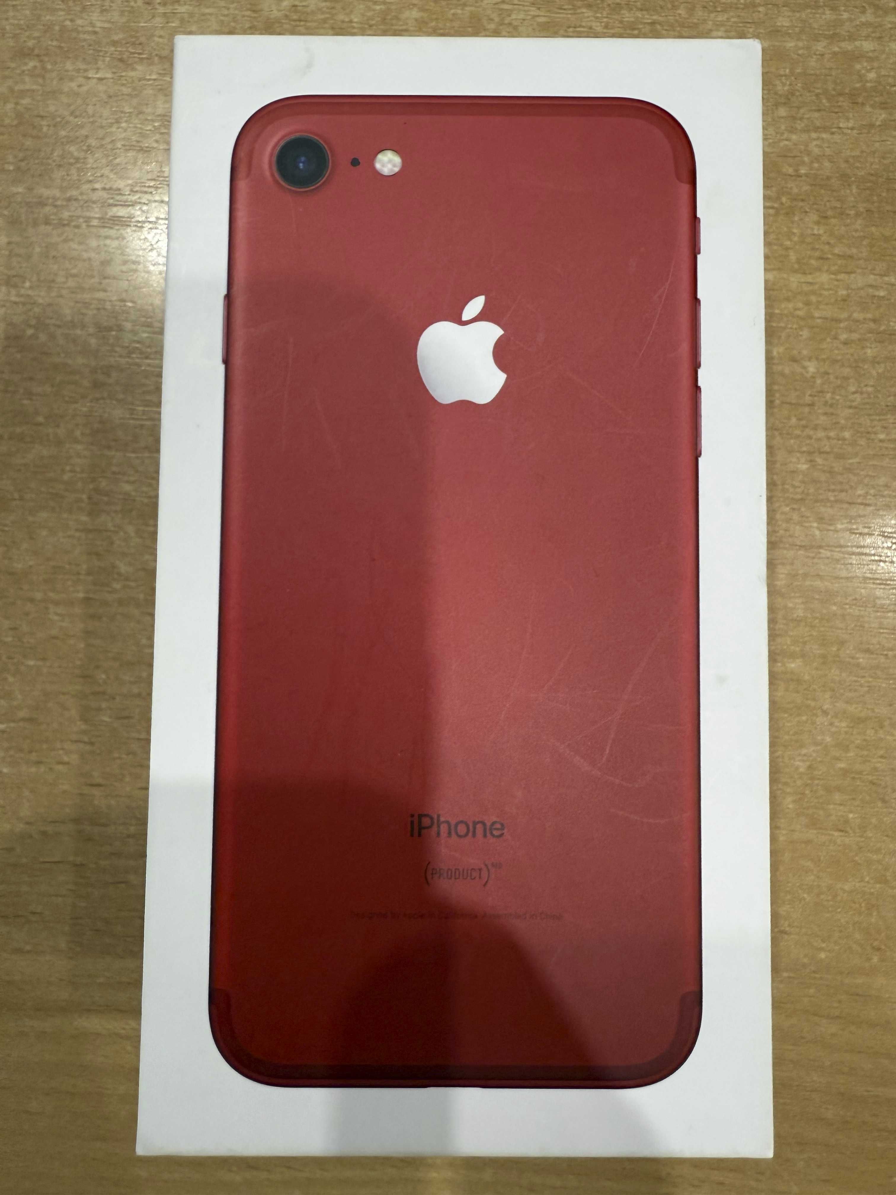 iPhone 7 Red 128GB w dobrym stanie