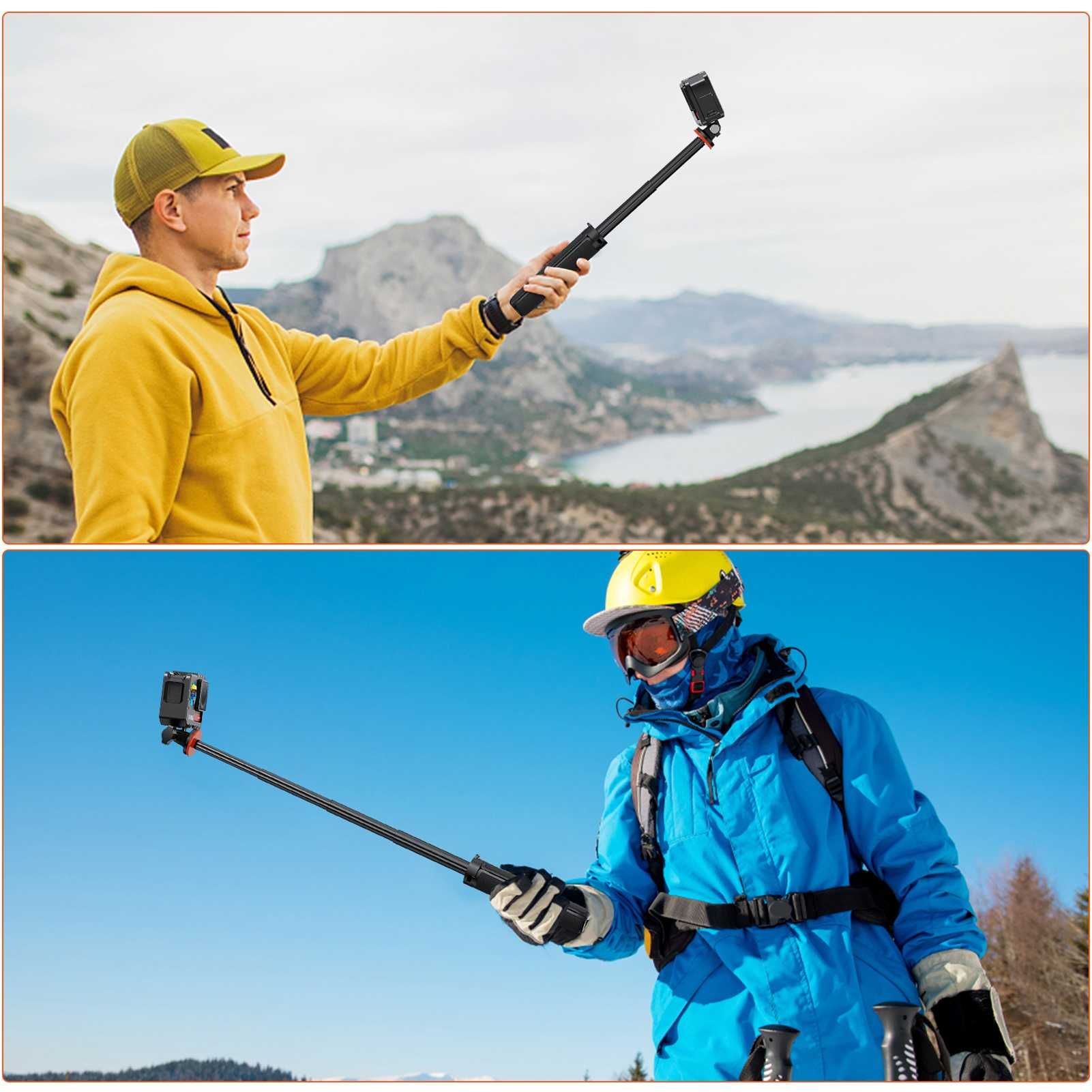 Statyw do selfie kij ze stopu aluminium VRIG TP-08