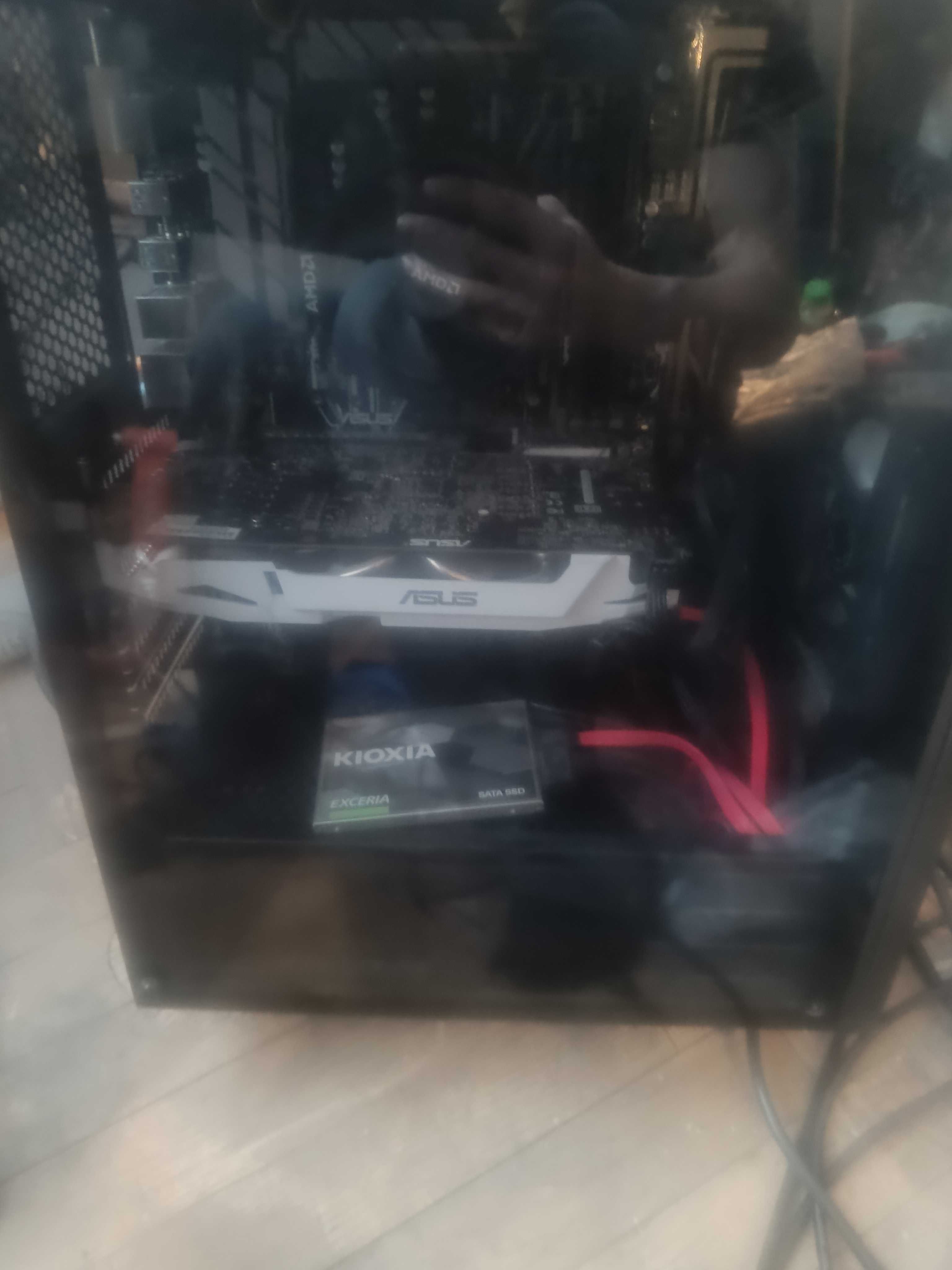 Komputer stacjonarny, tani do gier GTX 1060 6gb, Ryzen 5 1600, SSD 500