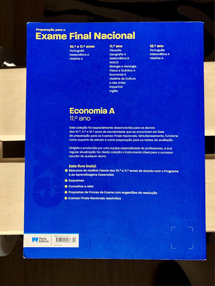 Exame Economia A 11° ano - Porto Editora