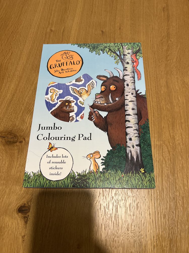 Kolorowanka gruffalo z naklejkami