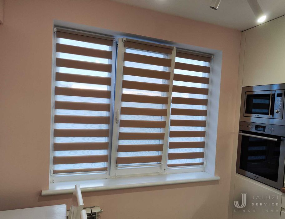 Рулонные шторы с замером‼️ Римские шторы, Тканевые ролеты день ночь X1