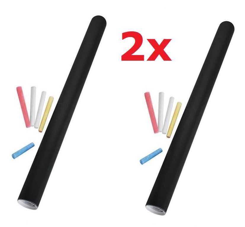 2 x Samoprzylepna tablica kredowa 45x200 tapeta Kreda * Video-Play