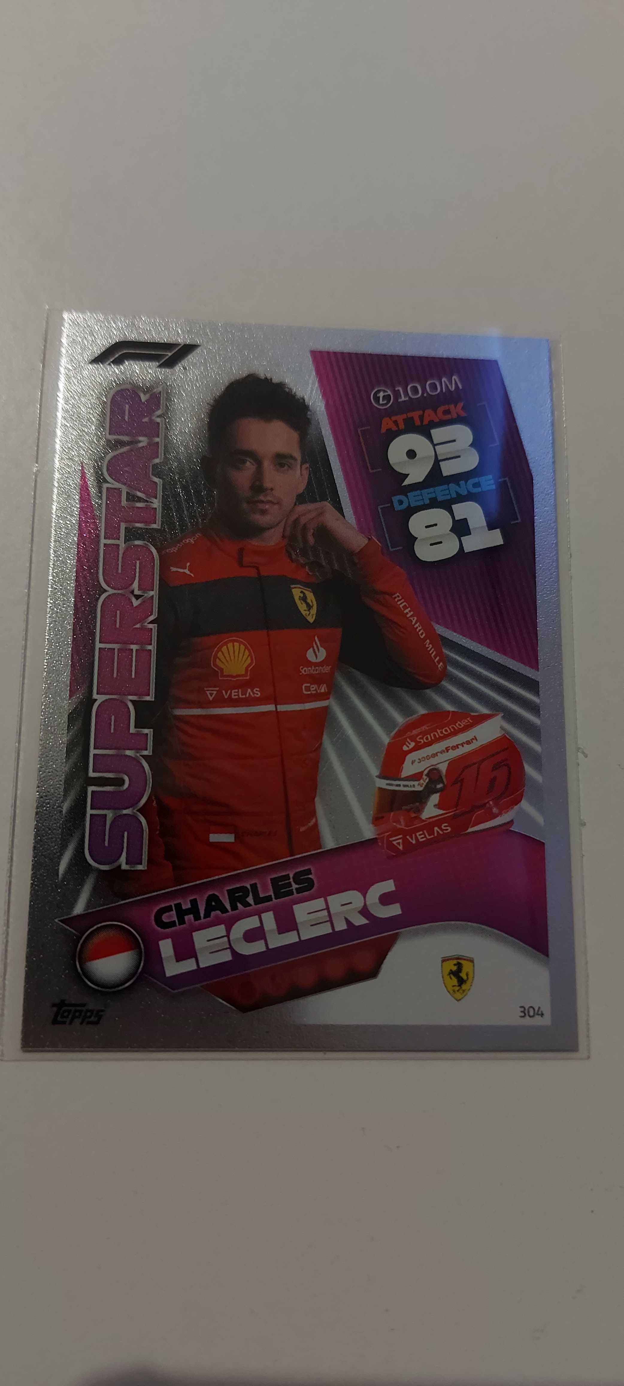 Charles Leclerc Superstar! karta Attax F1 2022