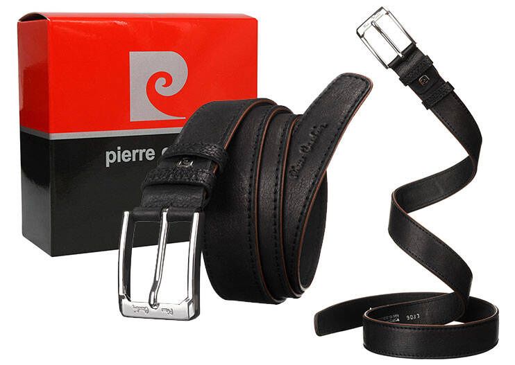 skórzany pasek do spodni - pierre cardin 115