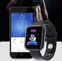 Zegarek Sportowy Smartwatch Fit Sen Kroki czarny