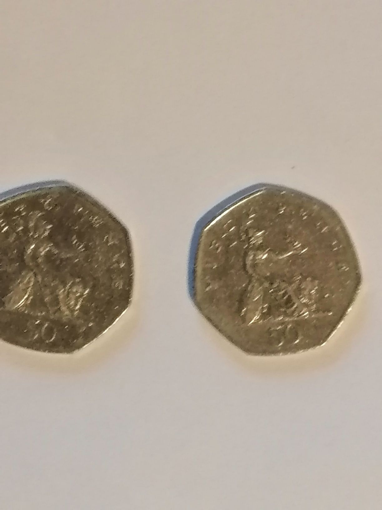 Monety Brytyjskie 50 Fifty Pence 1997