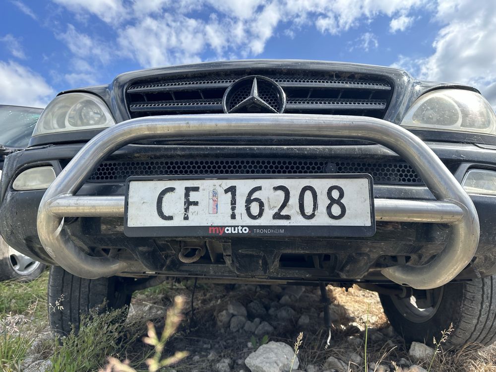 Бампер mercedes ml w163 перед кенгурятник