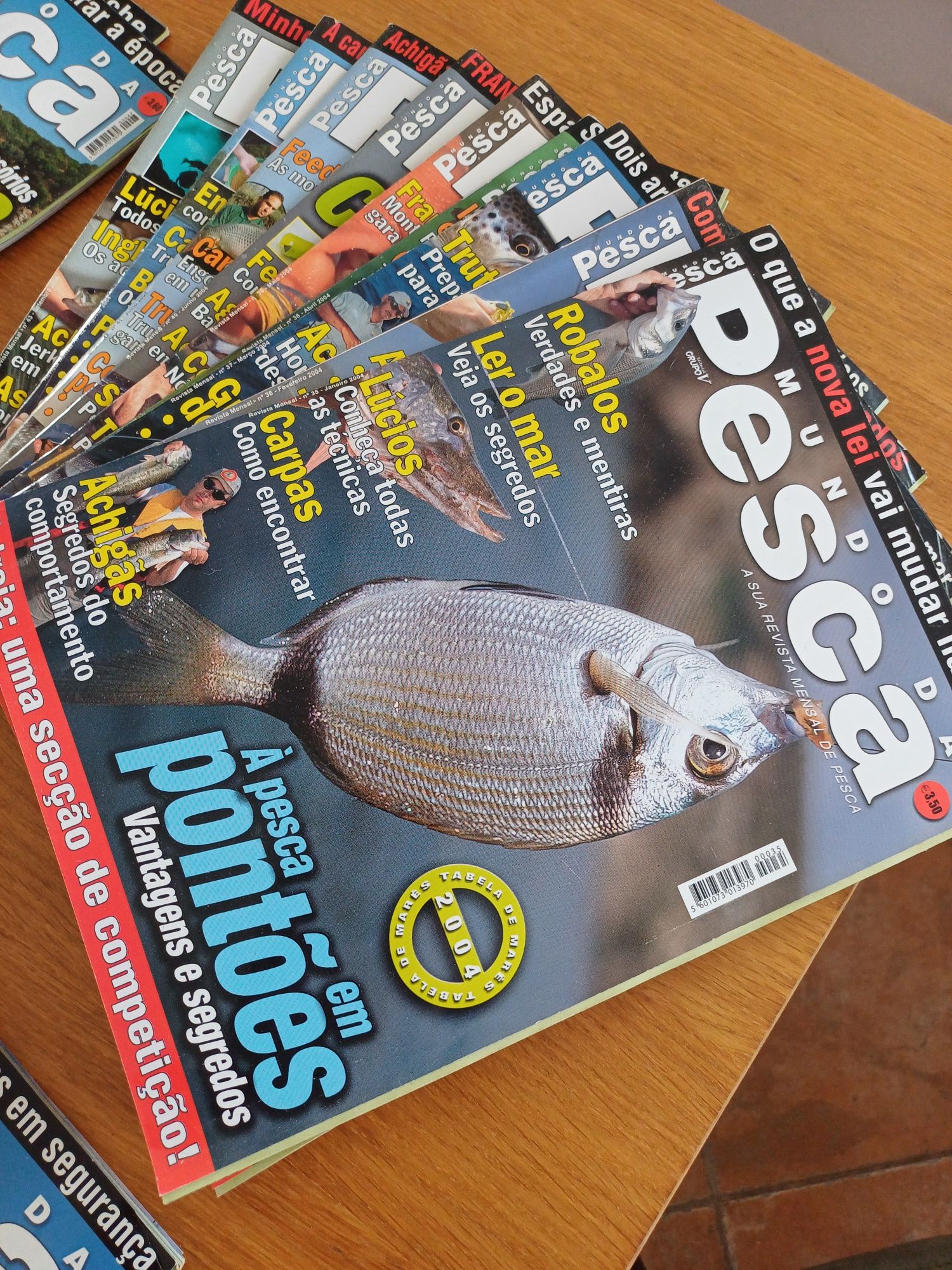 Revistas da publicação "Mundo da Pesca"