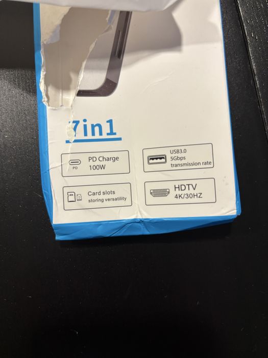Type-C Hub 7 em 1 NOVO