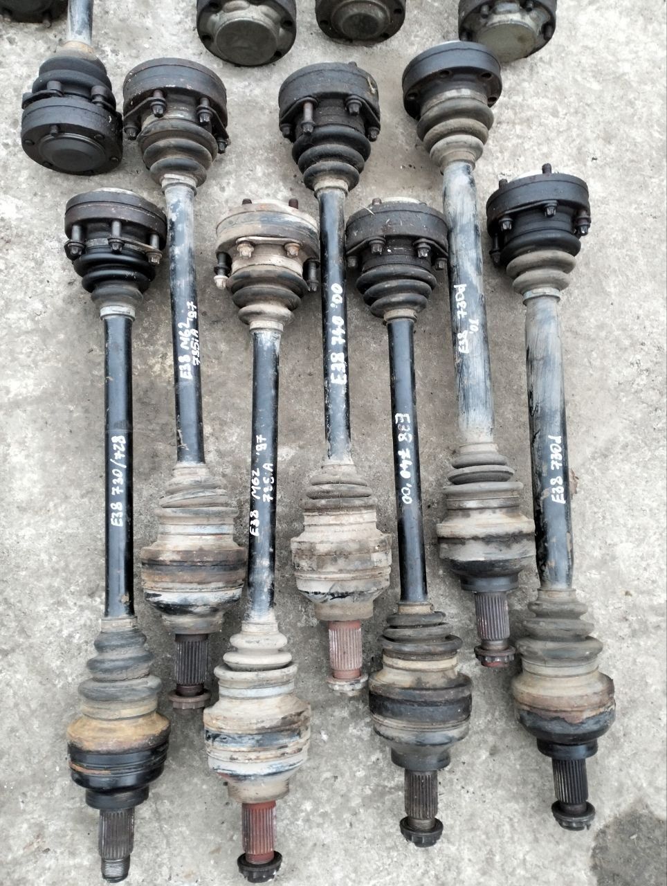 Піввісі, півосі, привода, ШРУСи, BMW е28, е34, е32, е39, е38, е46, е36