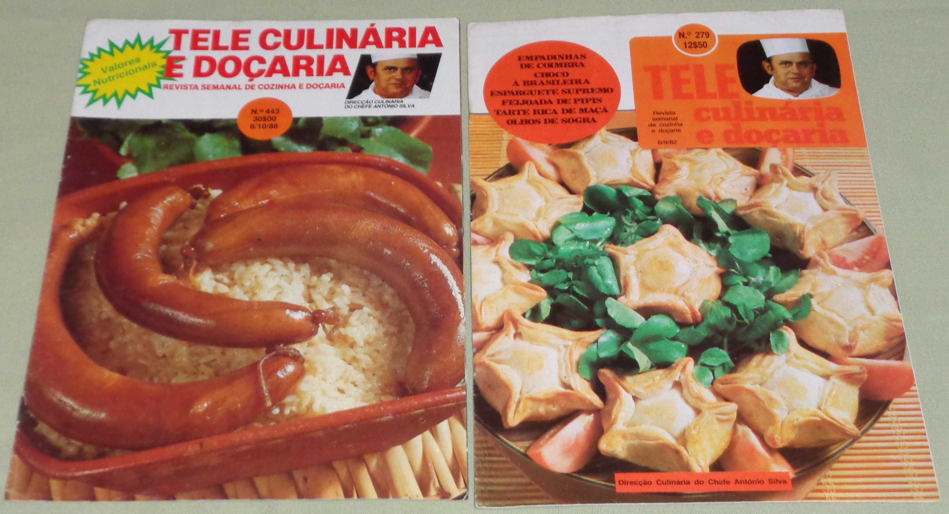 Conjunto de 12 revistas Teleculinária (11 normais e 1 especial)