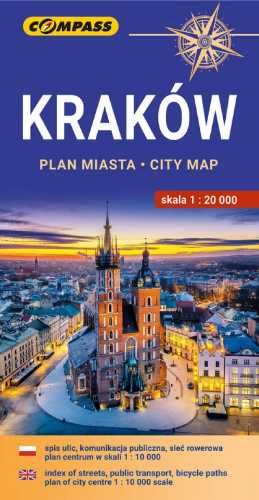 Kraków - Plan Miasta 1:20 000 - praca zbiorowa
