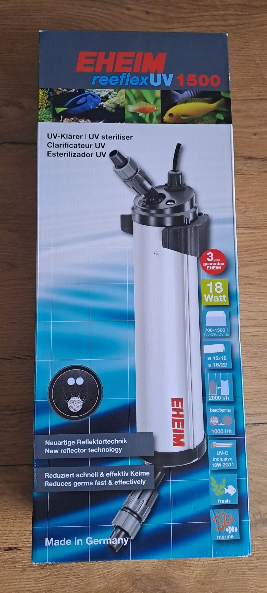 Eheim Reeflex UV 1500 lampa sterylizator UV do akwarium

Efektywny ste