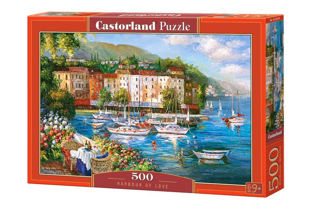 Puzzle dla dzieci bajkowe bajki  500 el. Harbour of Love