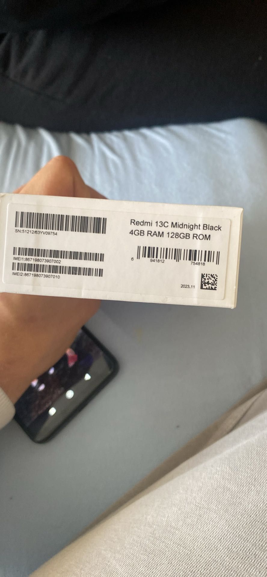 Redmi 13C 128gb 4gb ram