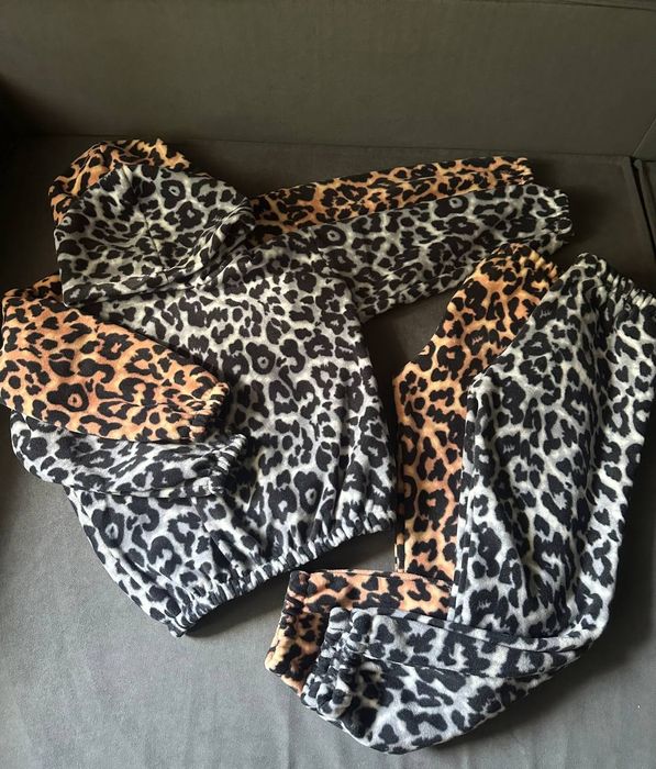 Дитячий флісовий костюм леопард лео підлітковий теплий детский флис