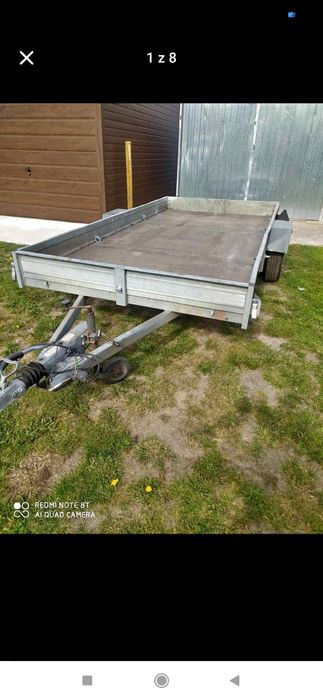 Przyczepa samochodowa hamowana 1250 dmc