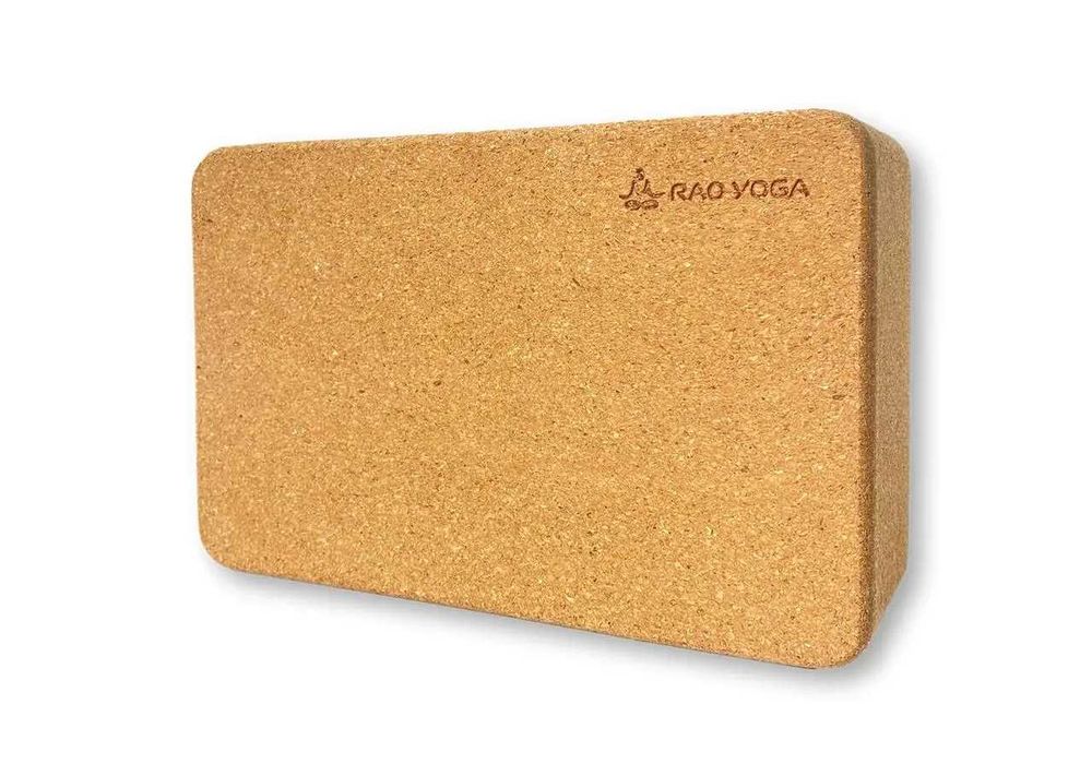 Блок для йоги RAO корковий 23*15*7.5 см