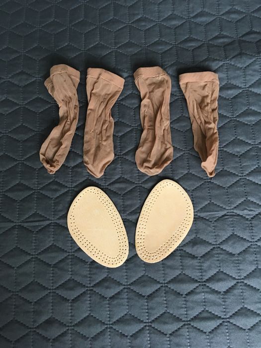 cieniutkie skarpetki + wkładki do butów