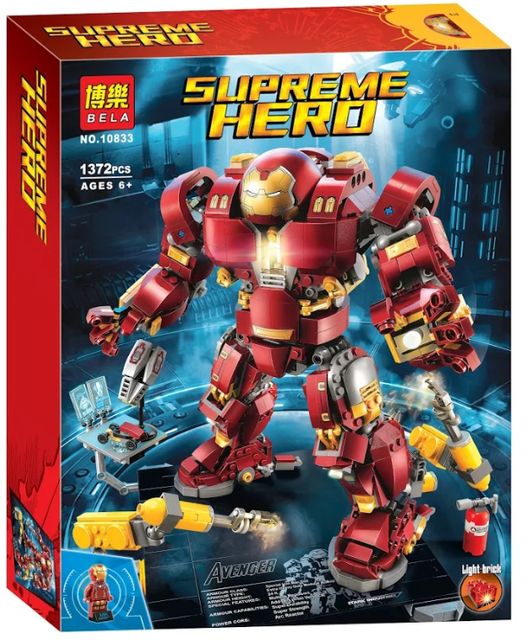 Конструктор BELA Supreme Hero Халкбастер: эра Альтрона 10833 (LEGO)