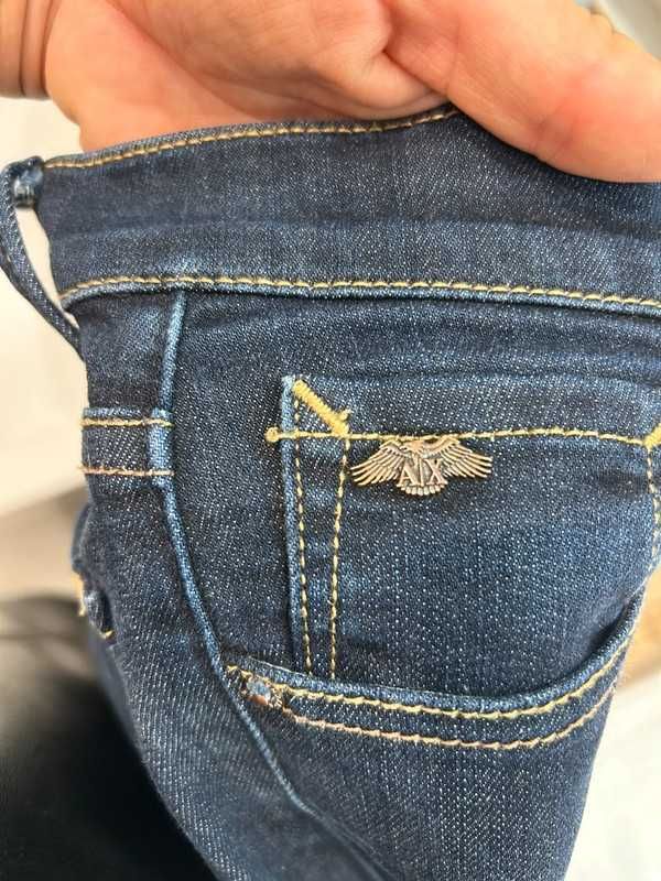 Armani exchange AX 27 s 36 skinny boot jambe dzwony