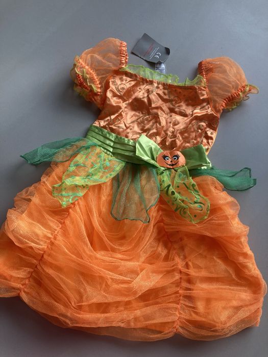 Strój karnawałowy przebranie halloween dynia 98/104 cm