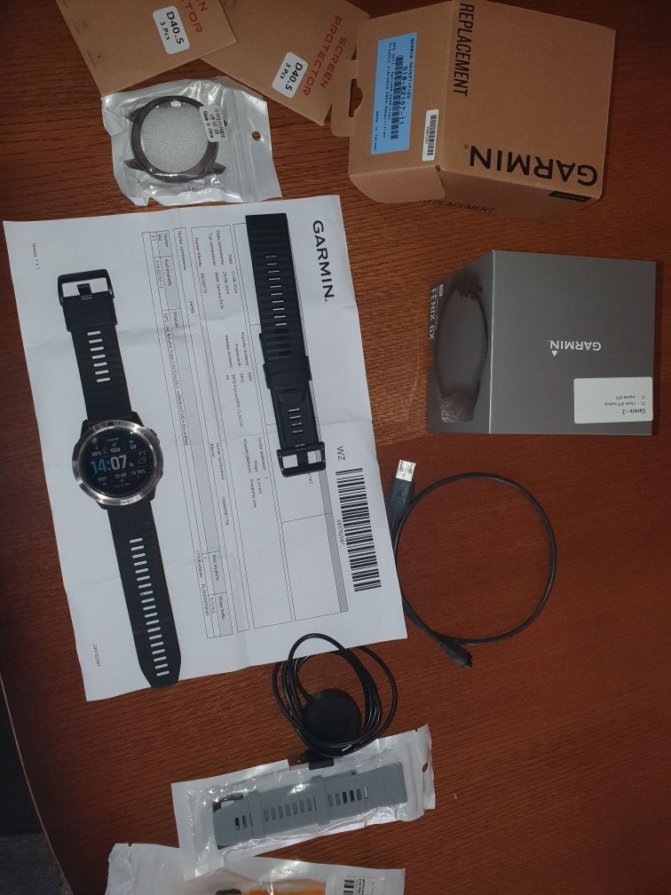 Garmin Fenix 6X Sapphire , CrbnGray