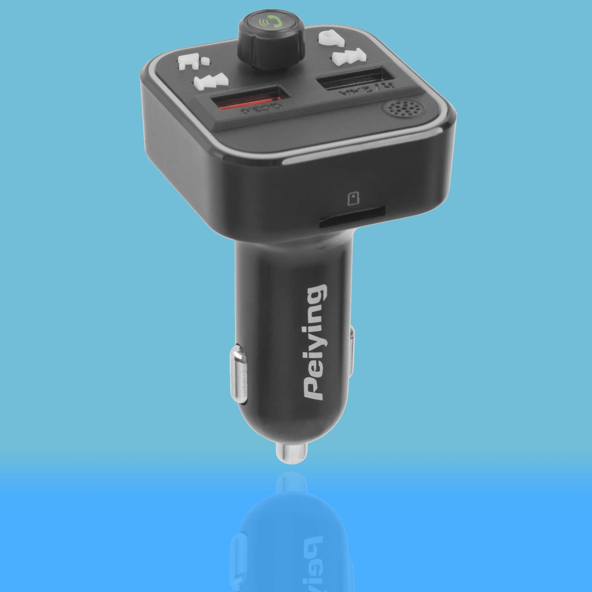Transmiter samochodowy FM z funkcja bluetooth Peiying 0479