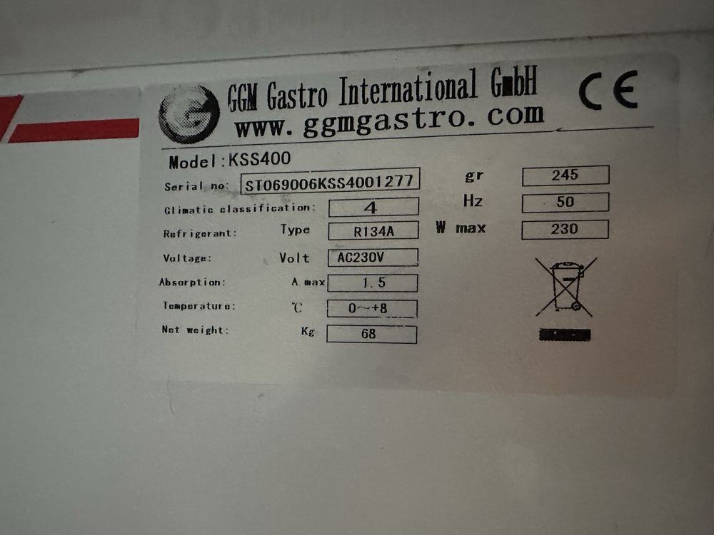 Chlodziarka gastronomiczna