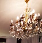 Żyrandol z kryształkami typu Glamour