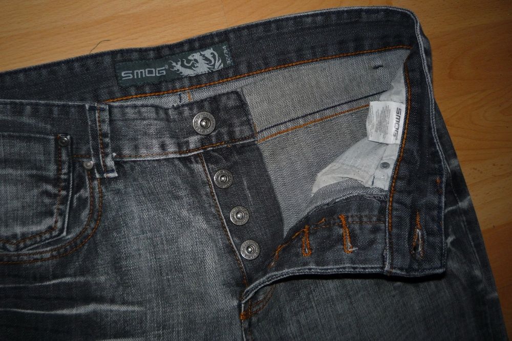 Spodnie męskie jeans roz XL, W32L34 * SMOG