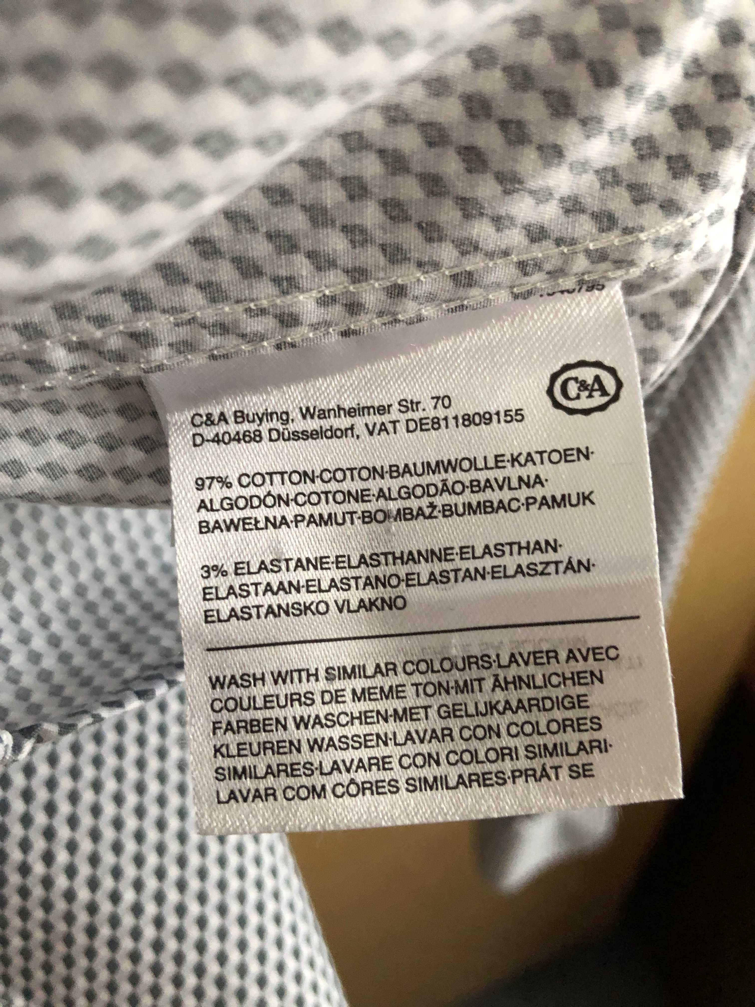 Рубашка чоловіча Angelo Litrico slim fit розмір М
