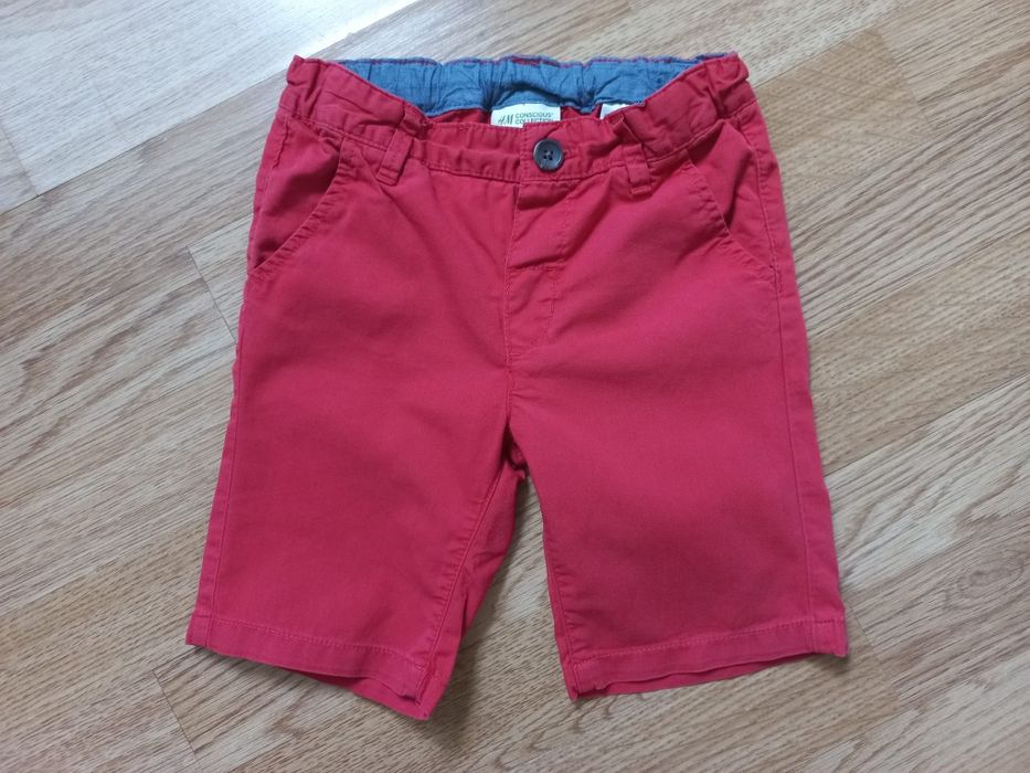 Spodenki H&M chłopięce chinosy 80