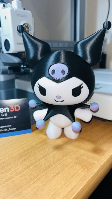 Kuromi 18cm em 3d