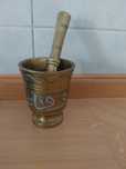 Moździerz mosiężny 9cm