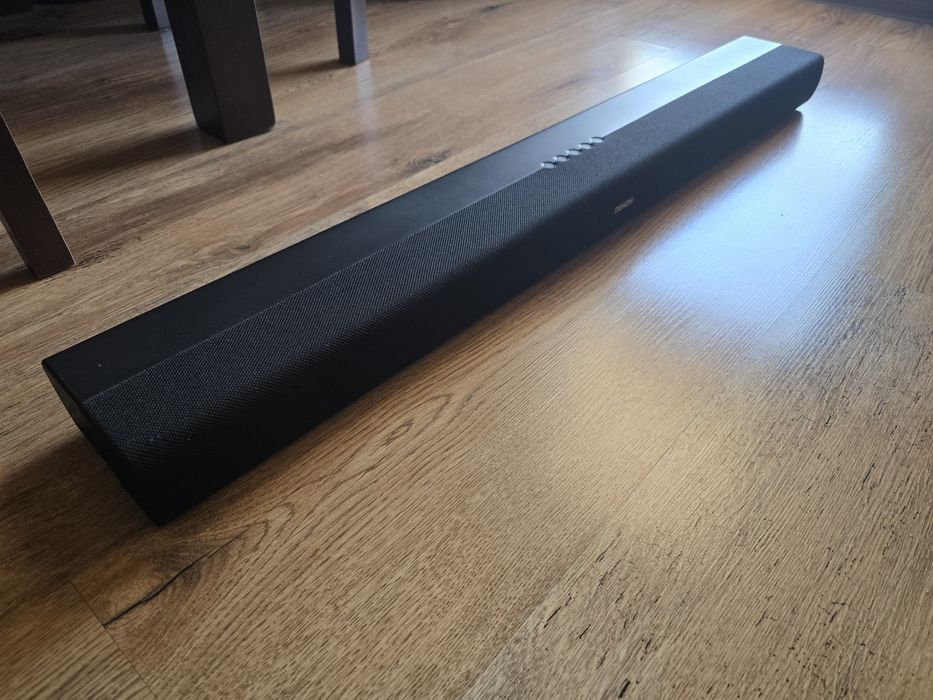 Soundbar Denon DHT-S216 - pudełko, pilot.