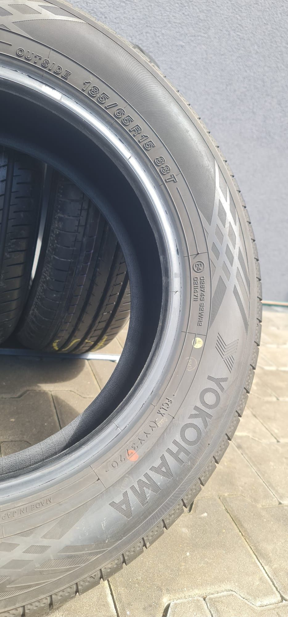 185/65/15 Yokohama komplet Nowe demonstracyjne